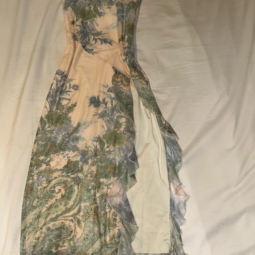 Floral Print Sleeveless Dress